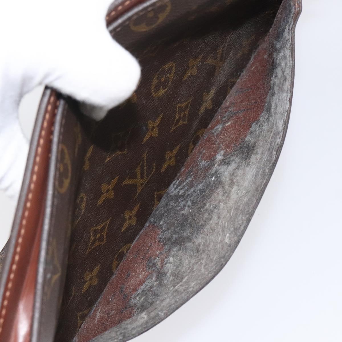 LOUIS VUITTON Monogram Pochette Homme Clutch Bag M51795 LV Auth ep7425