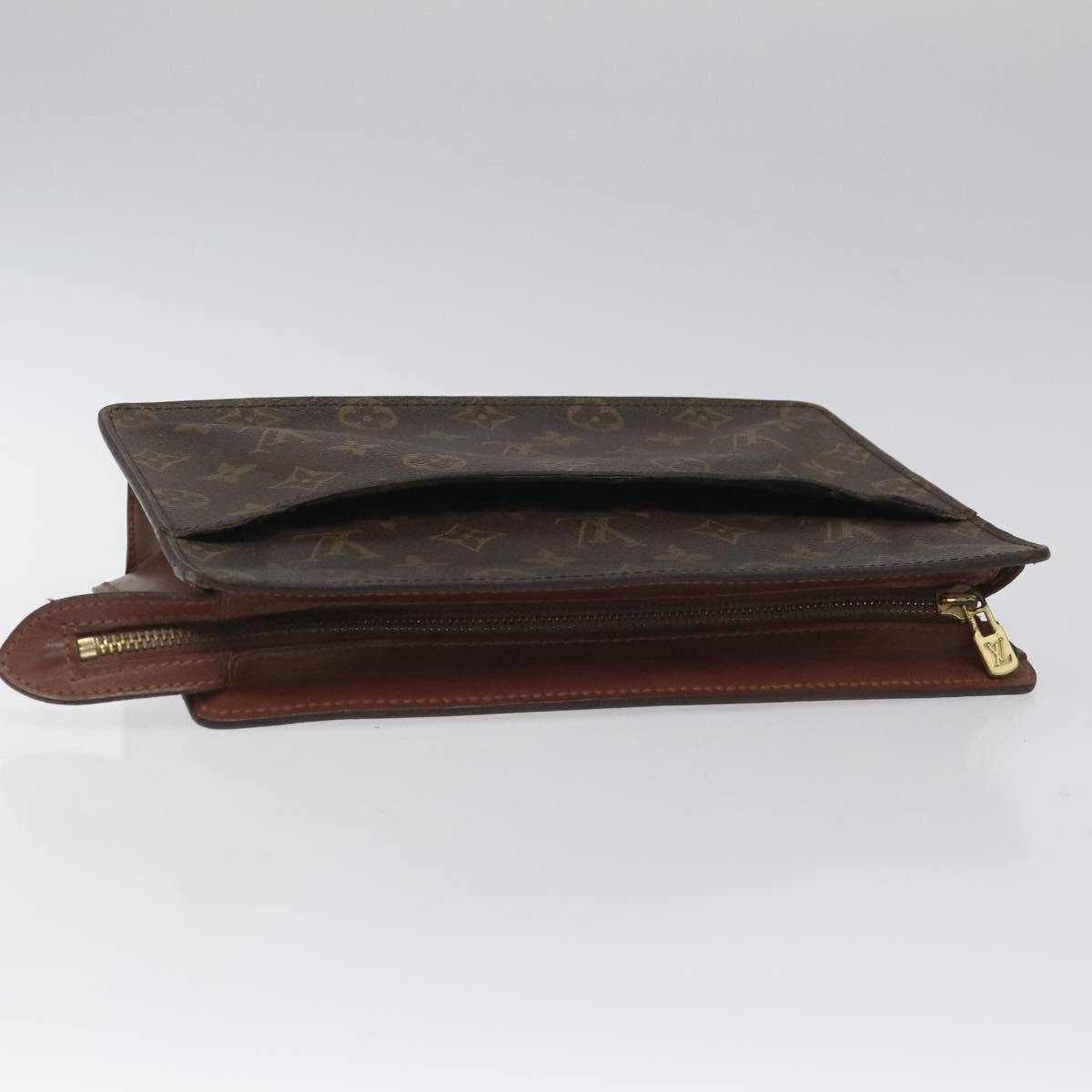 LOUIS VUITTON Monogram Pochette Homme Clutch Bag M51795 LV Auth ep7425