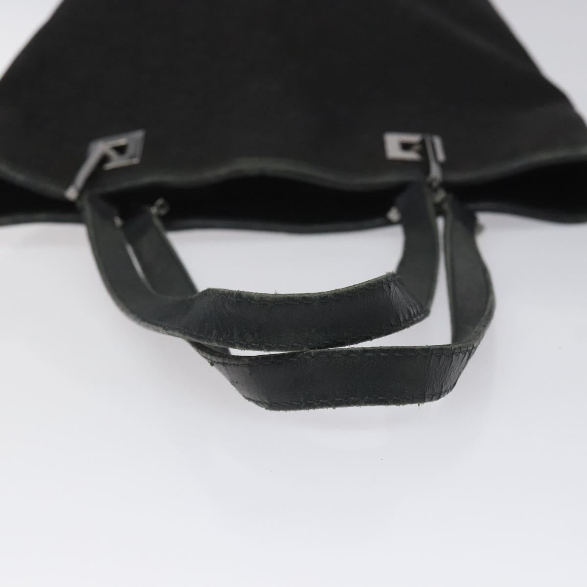 GUCCI GG Canvas Tote Bag Black 31244 Auth ep7480