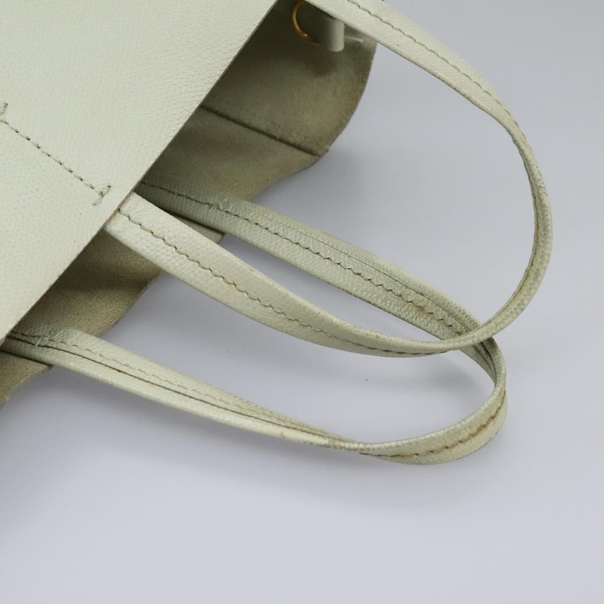 CELINE Tote Bag Leather 2way Red Auth ep7482