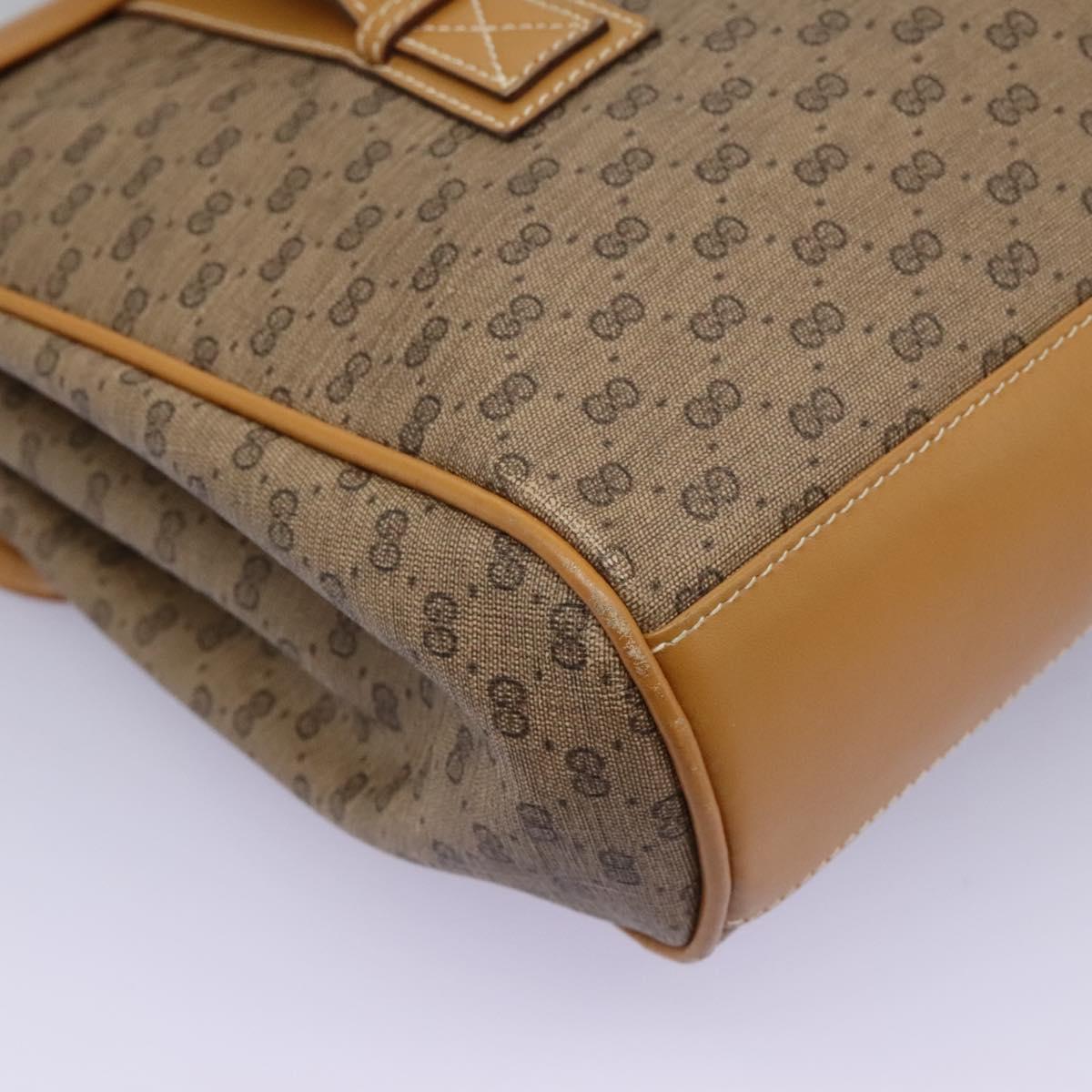 GUCCI Micro GG Supreme Shoulder Bag PVC Beige Gold 001 115 1199 Auth ep7488