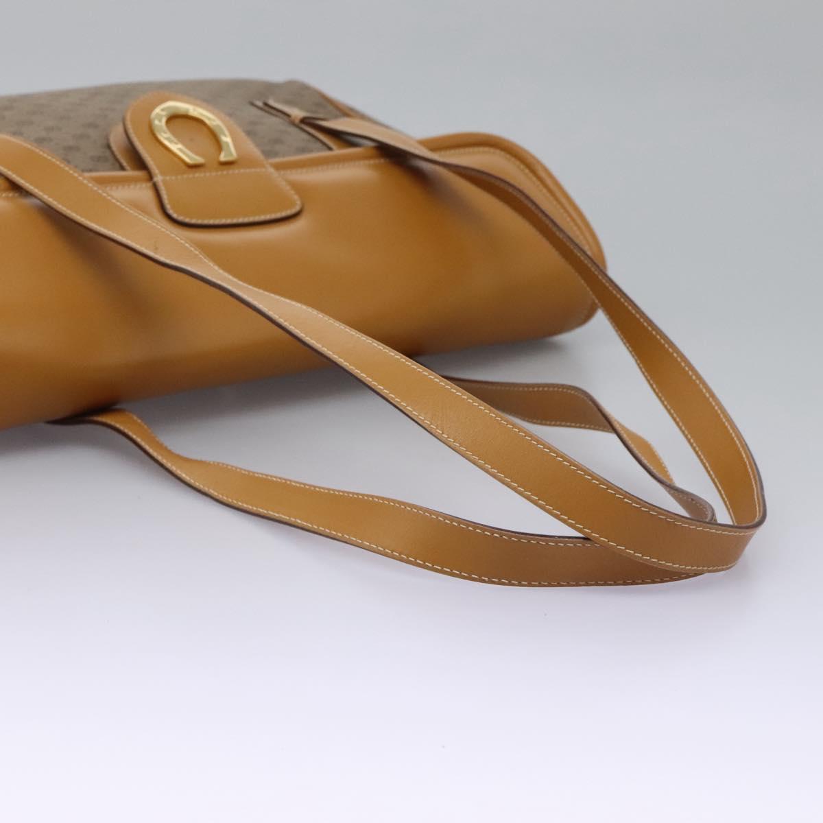 GUCCI Micro GG Supreme Shoulder Bag PVC Beige Gold 001 115 1199 Auth ep7488
