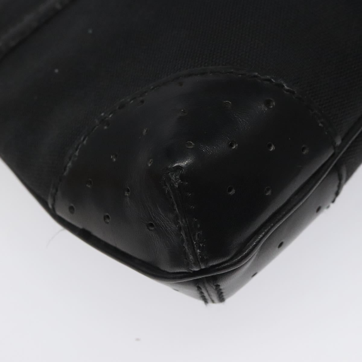 GUCCI Hand Bag Canvas Black Auth ep7533