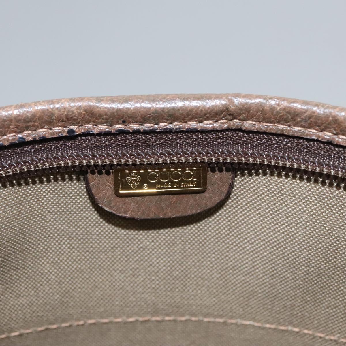 GUCCI GG Supreme Tote Bag PVC Leather Beige 002 39 6130 9411 Auth ep7534