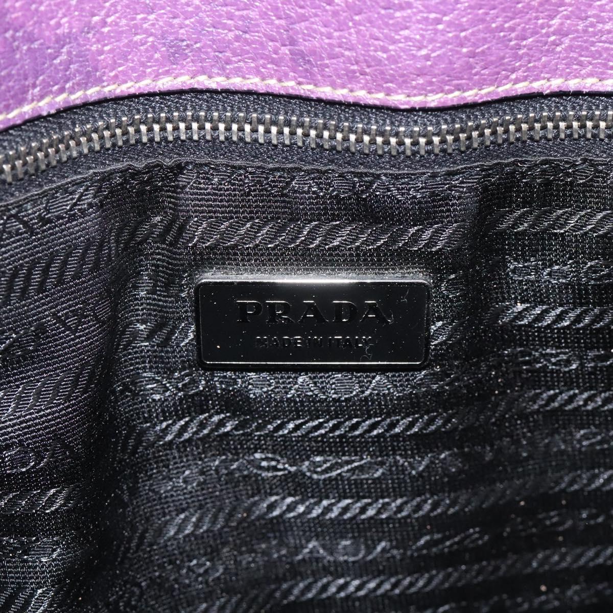 PRADA Tote Bag Canvas Beige Auth ep7542