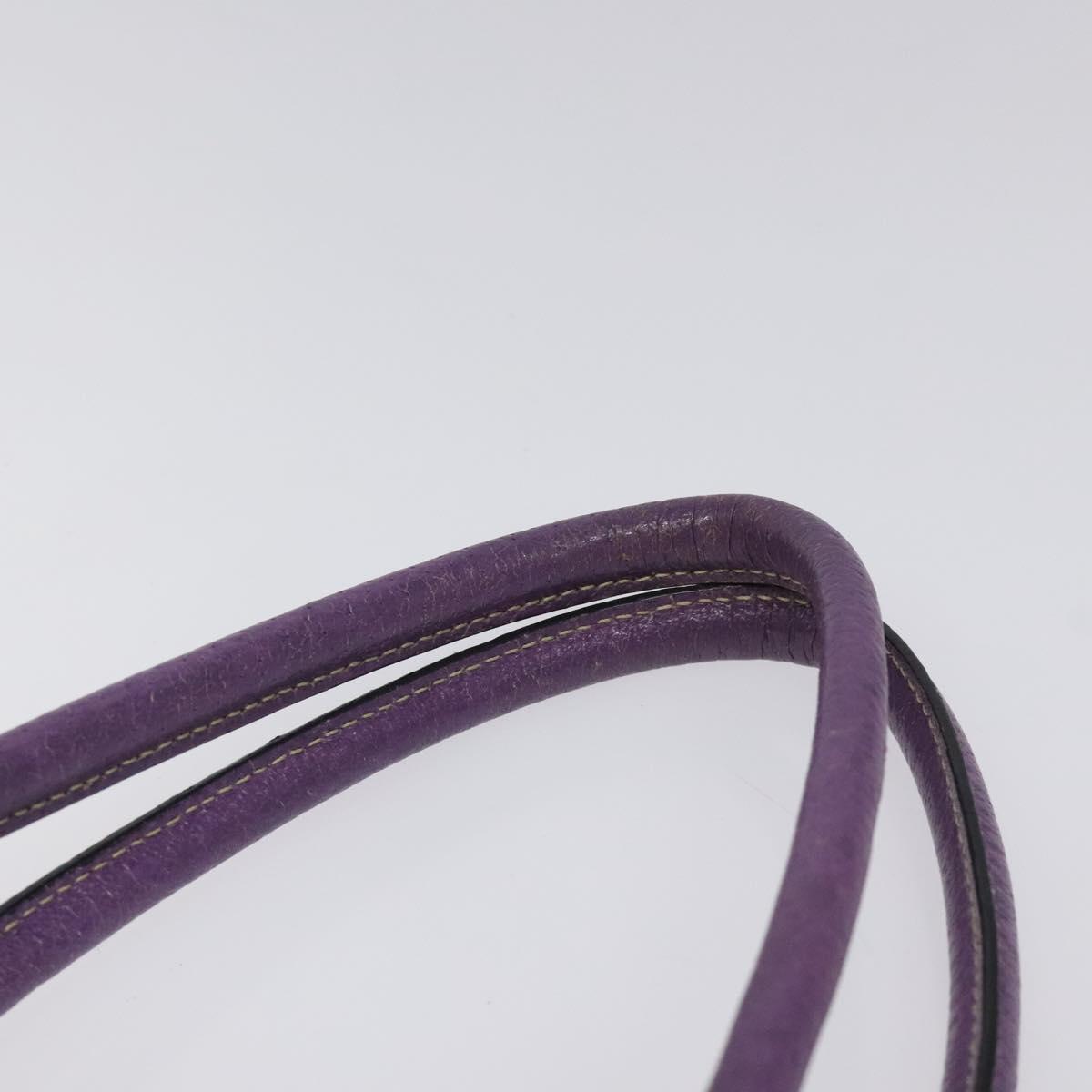 PRADA Tote Bag Canvas Beige Auth ep7542