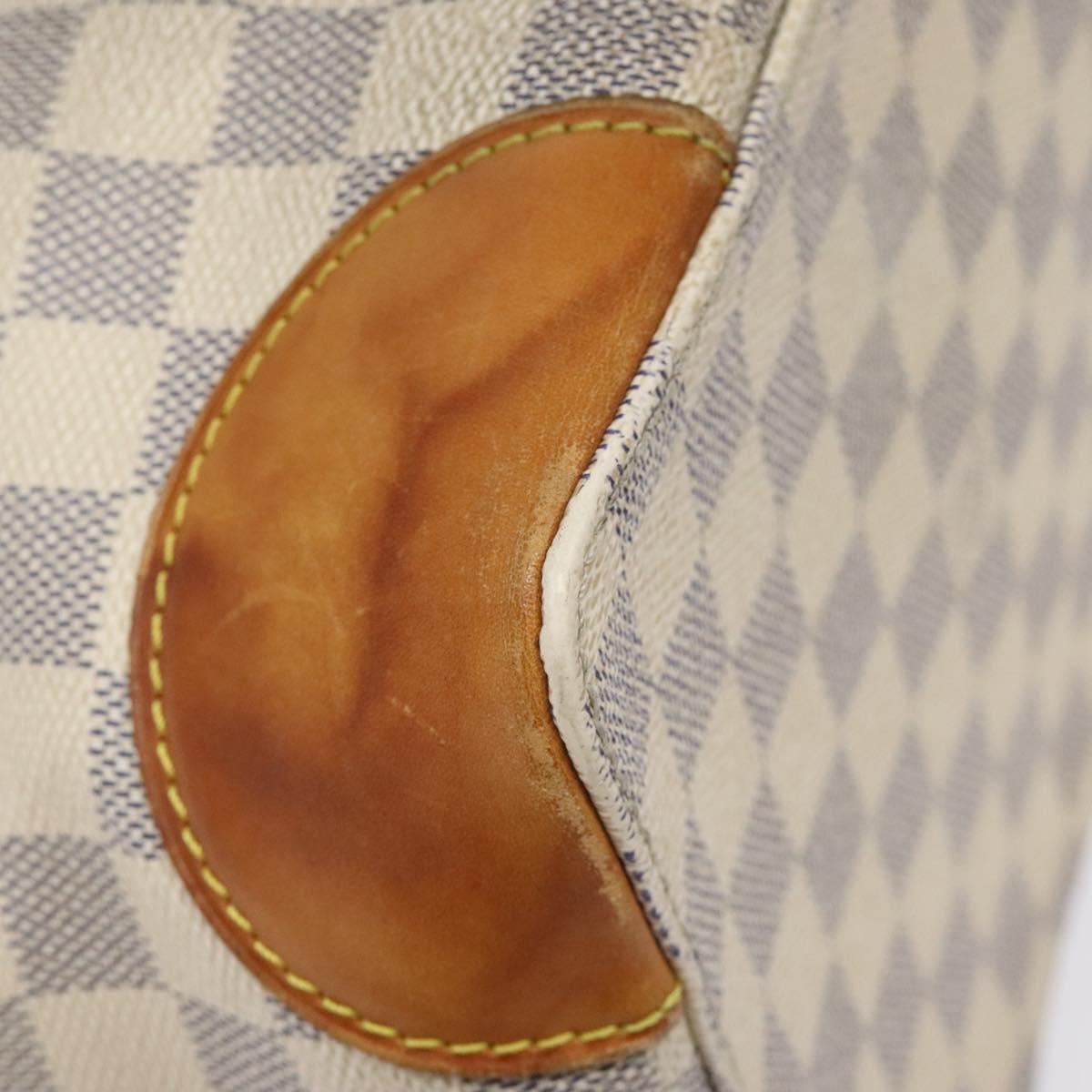 LOUIS VUITTON Damier Azur Hampstead MM Tote Bag N51206 LV Auth ep7590