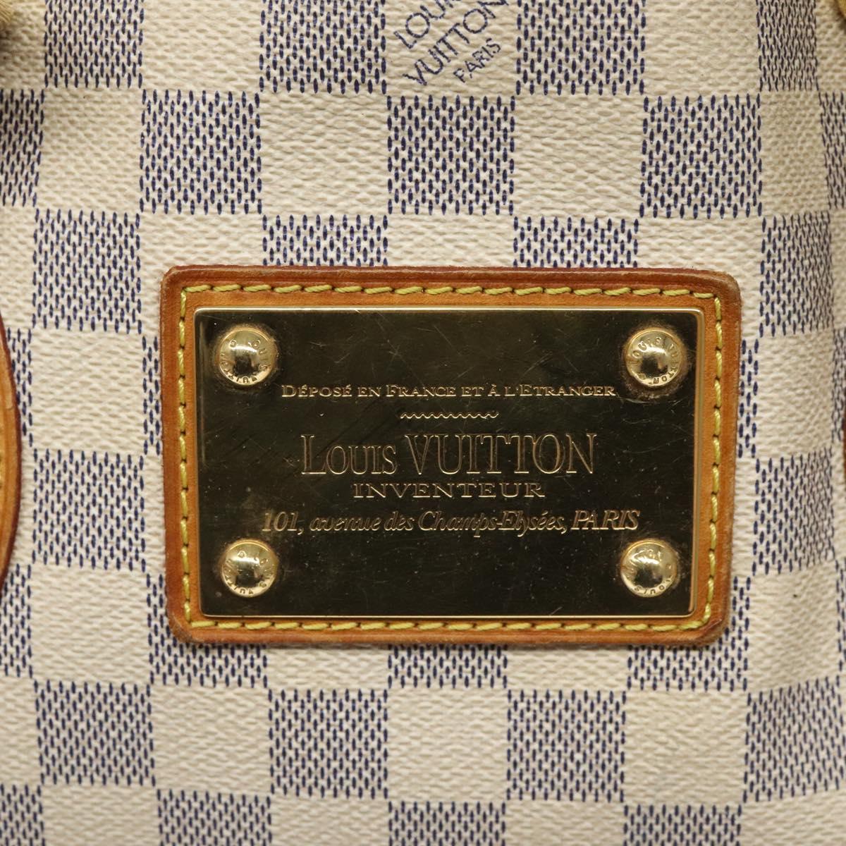 LOUIS VUITTON Damier Azur Hampstead MM Tote Bag N51206 LV Auth ep7590