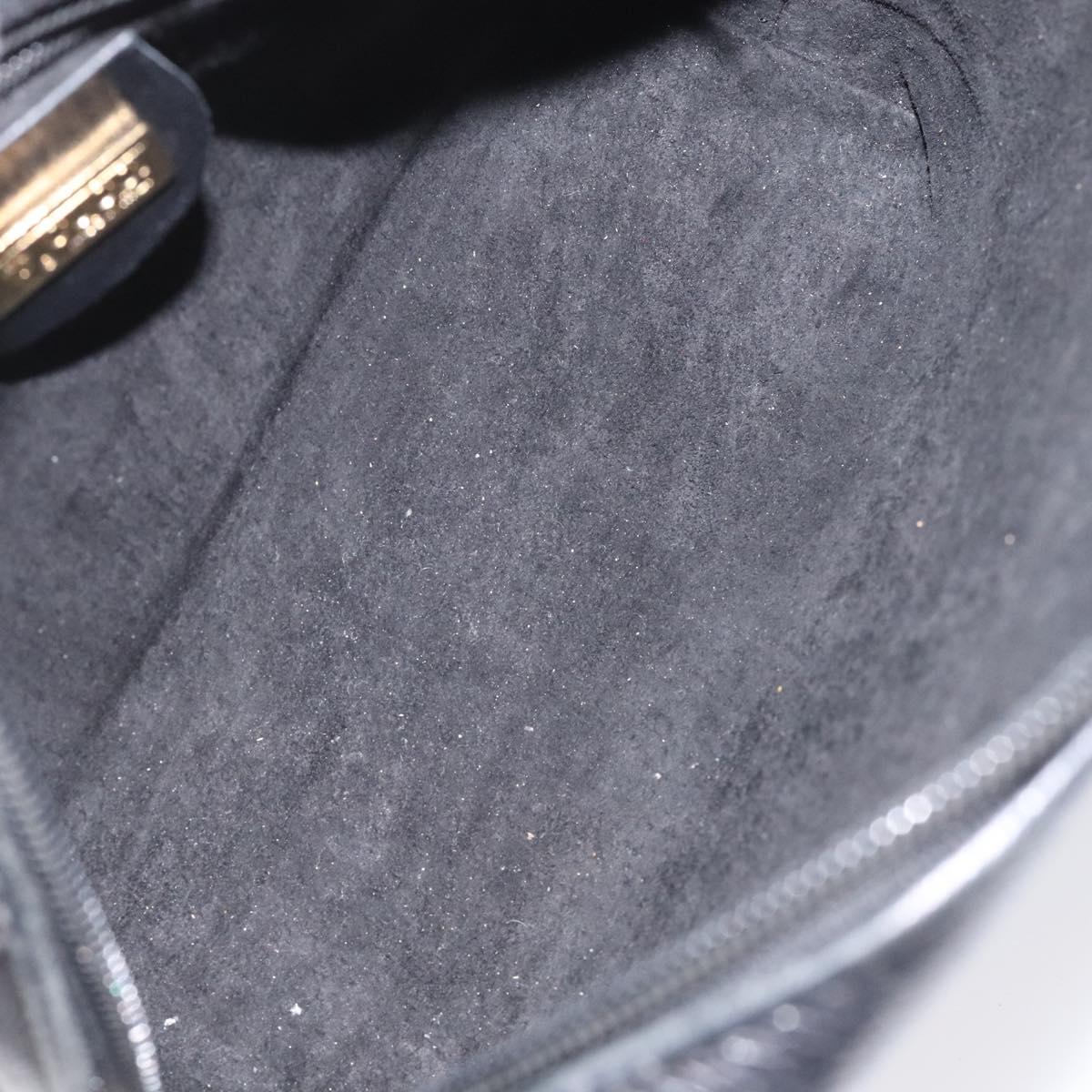 GUCCI Shoulder Bag Leather Black Gold 007 115 0093 Auth ep7596