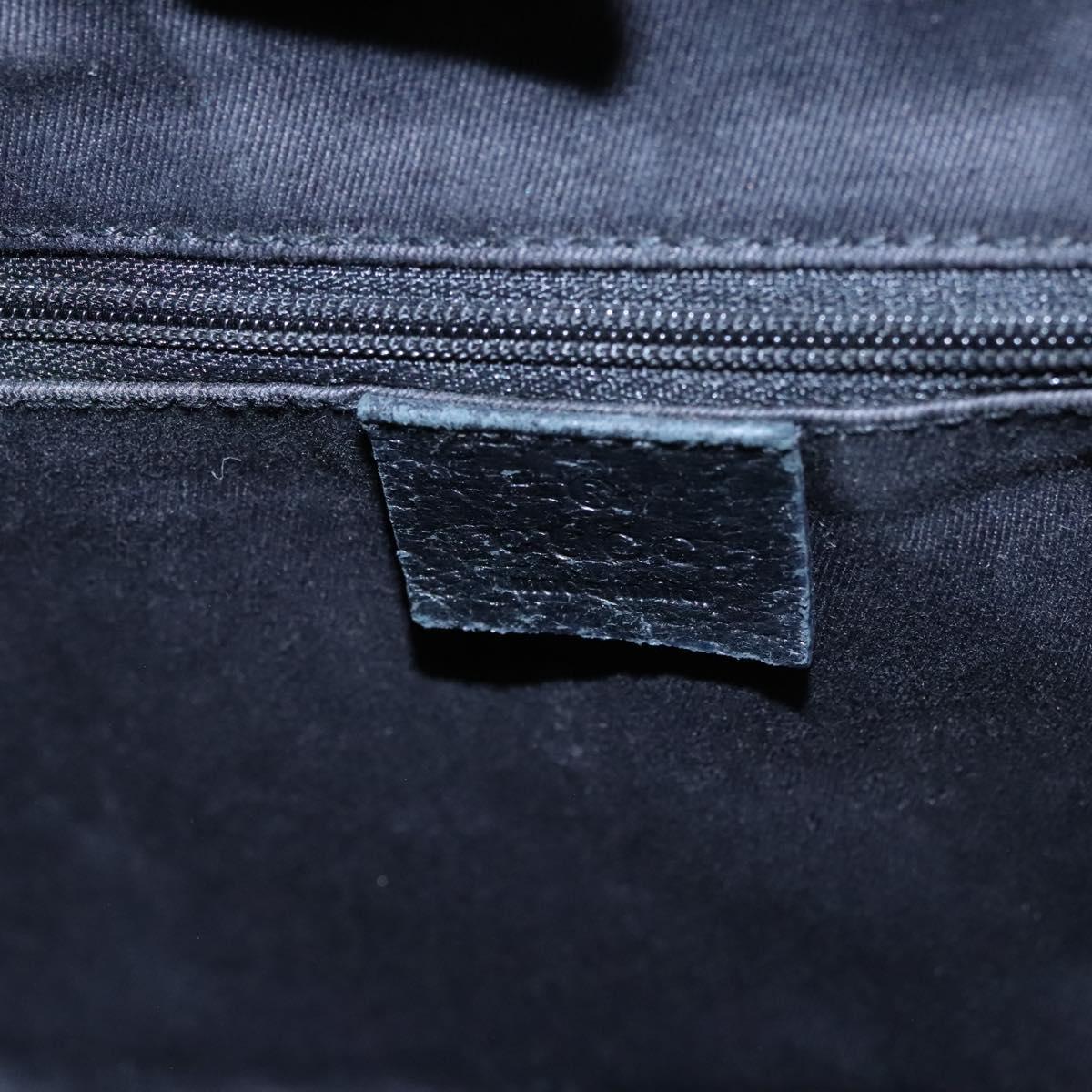 GUCCI GG Canvas Hand Bag Black 113024 Auth ep7743
