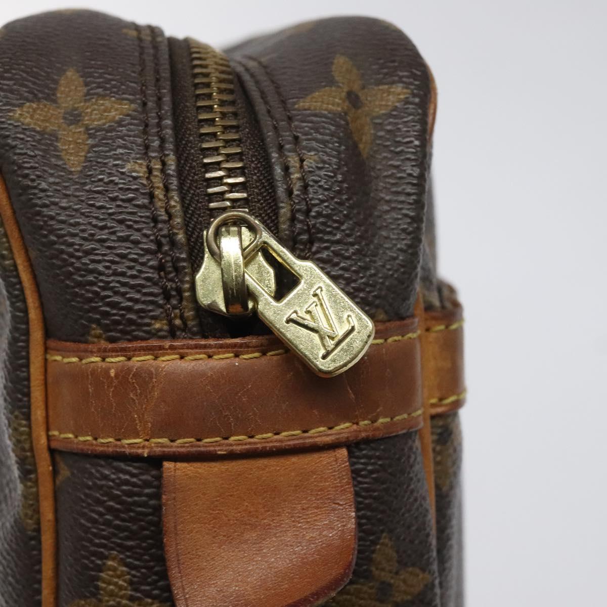 LOUIS VUITTON Monogram Compiegne 28 Clutch Bag M51845 LV Auth ep7762