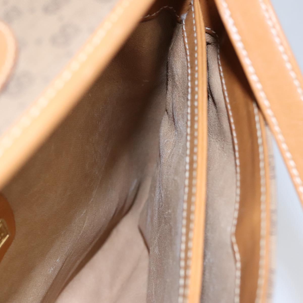 GUCCI Micro GG Supreme Shoulder Bag PVC Beige Gold 001 14 5364 Auth ep7769
