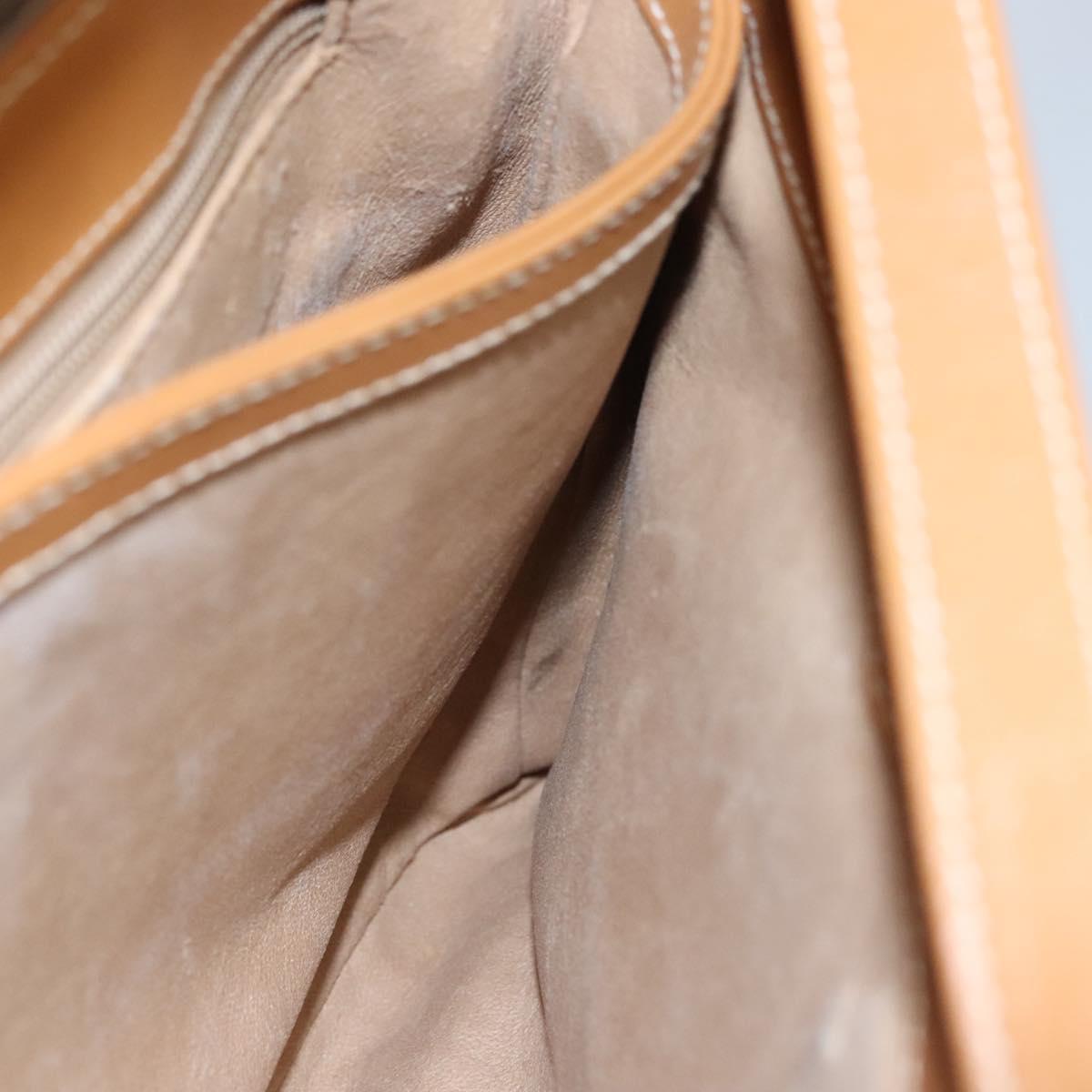 GUCCI Micro GG Supreme Shoulder Bag PVC Beige Gold 001 14 5364 Auth ep7769