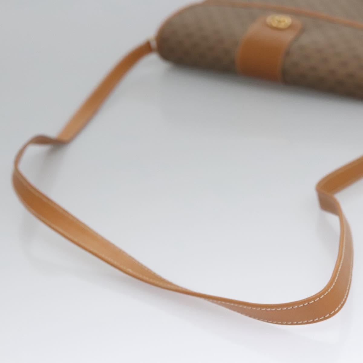 GUCCI Micro GG Supreme Shoulder Bag PVC Beige Gold 001 14 5364 Auth ep7769