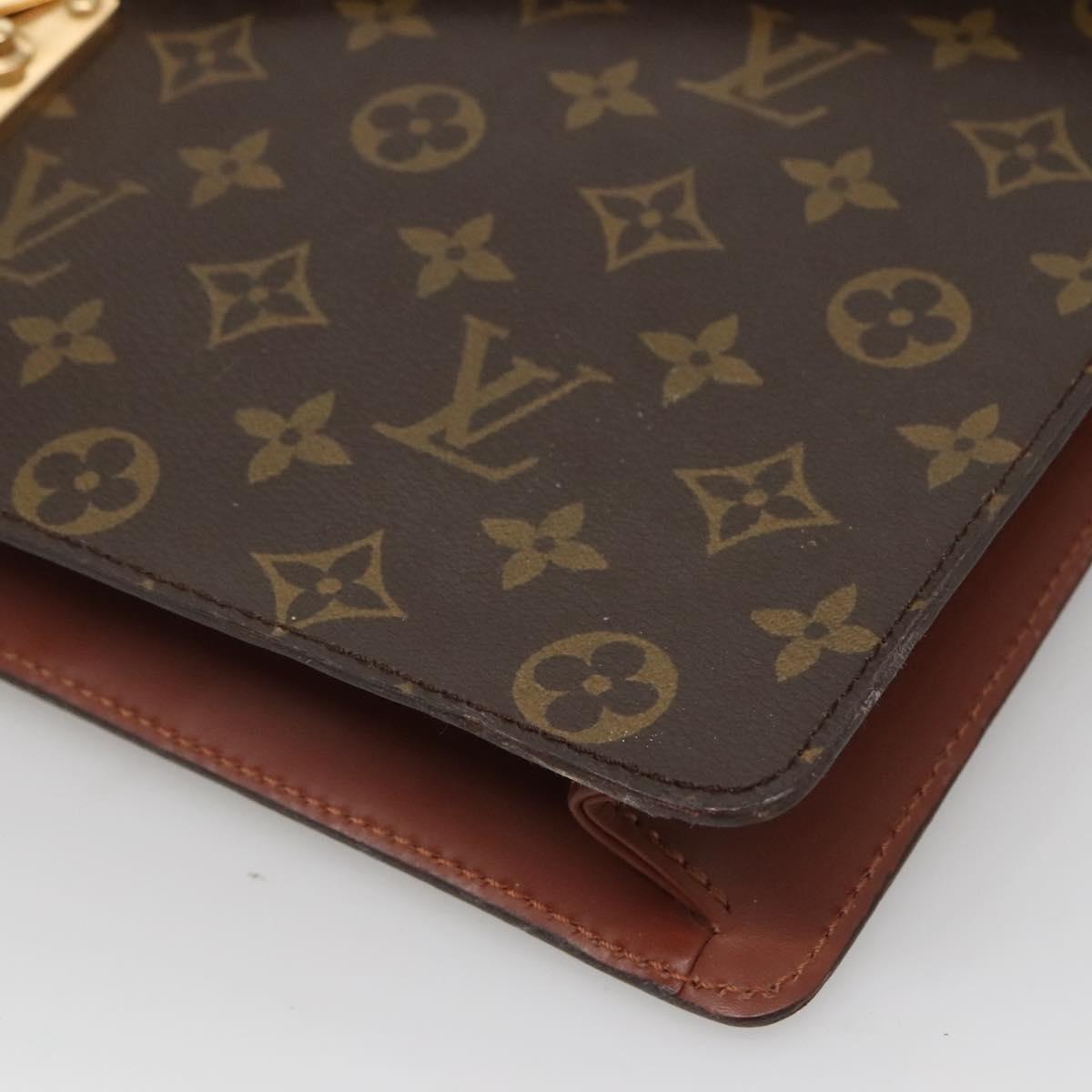 LOUIS VUITTON Monogram Porte Documents Bandouliere Bag M53338 Auth ep7806