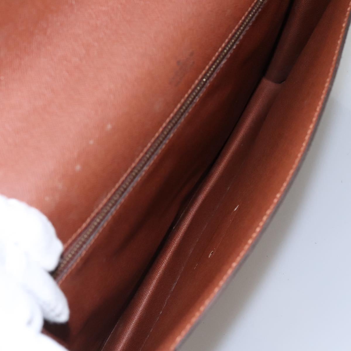 LOUIS VUITTON Monogram Porte Documents Bandouliere Bag M53338 Auth ep7806