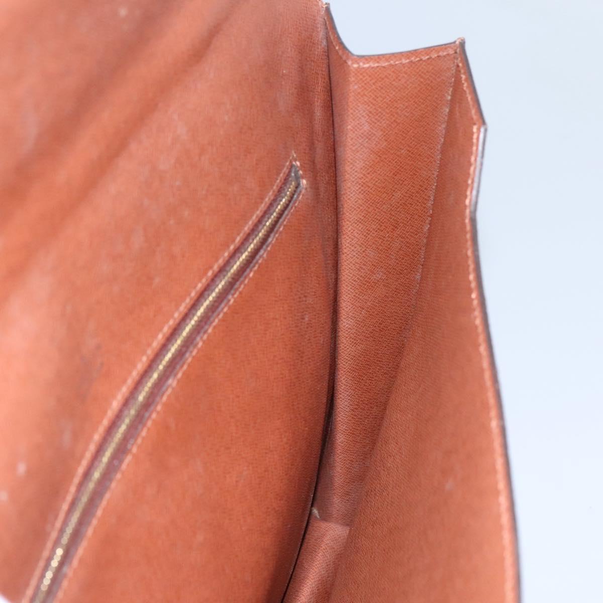 LOUIS VUITTON Monogram Porte Documents Bandouliere Bag M53338 Auth ep7806