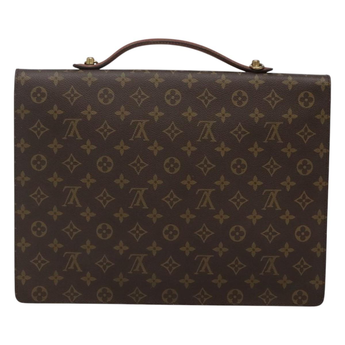 LOUIS VUITTON Monogram Porte Documents Bandouliere Bag M53338 Auth ep7806