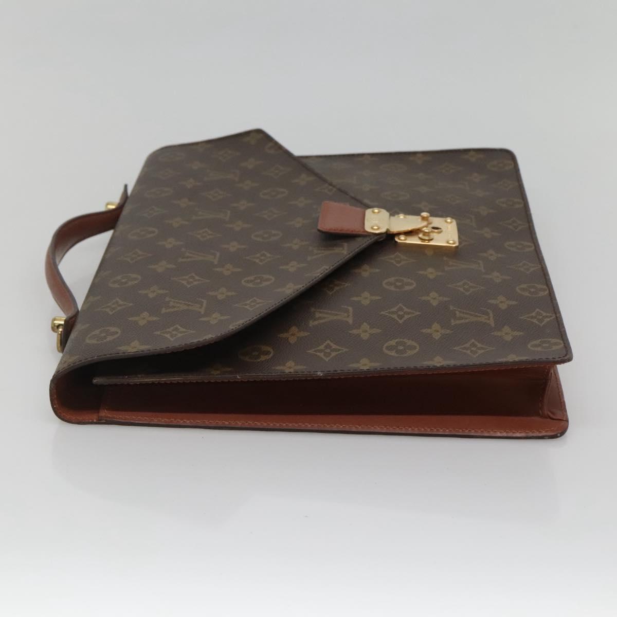 LOUIS VUITTON Monogram Porte Documents Bandouliere Bag M53338 Auth ep7806