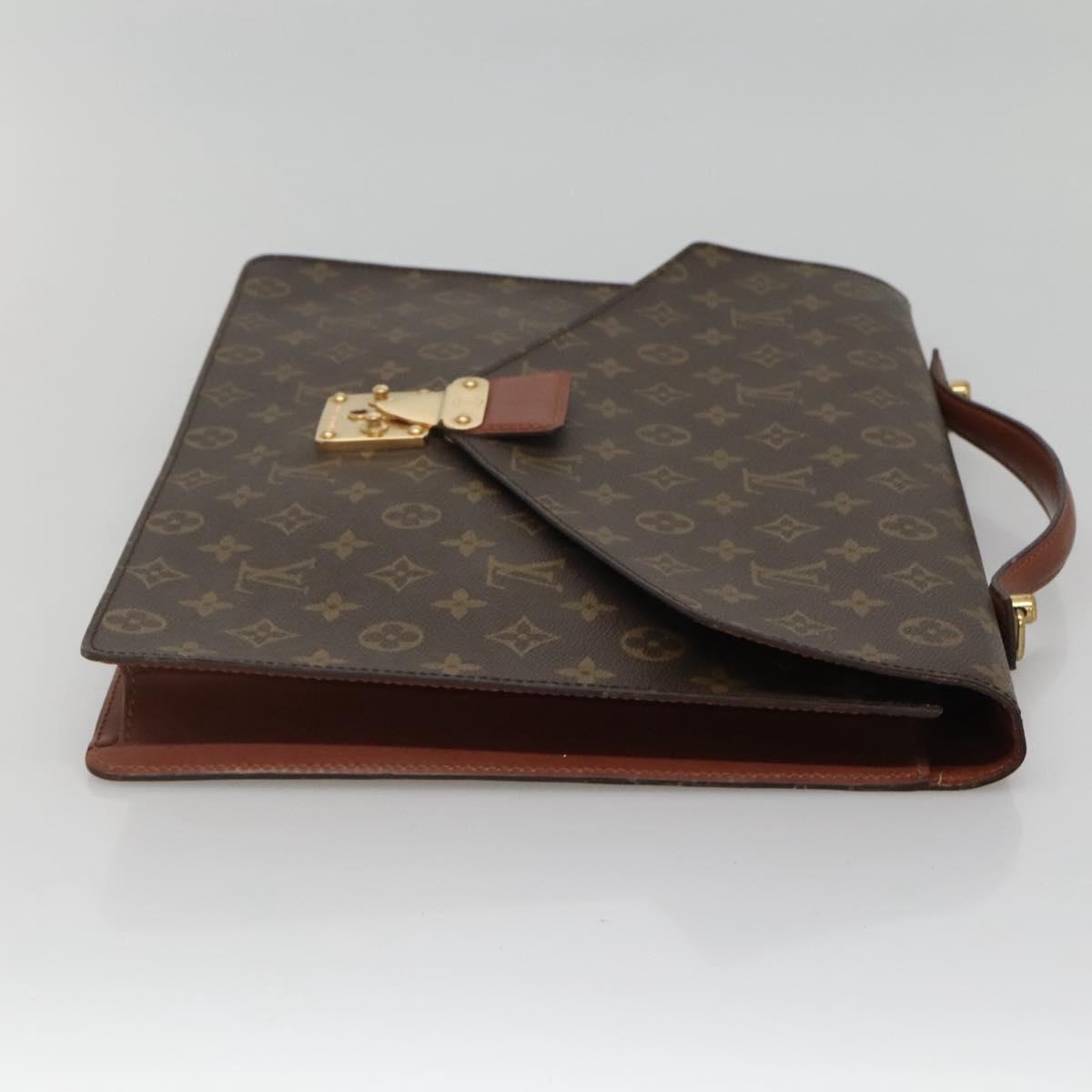 LOUIS VUITTON Monogram Porte Documents Bandouliere Bag M53338 Auth ep7806