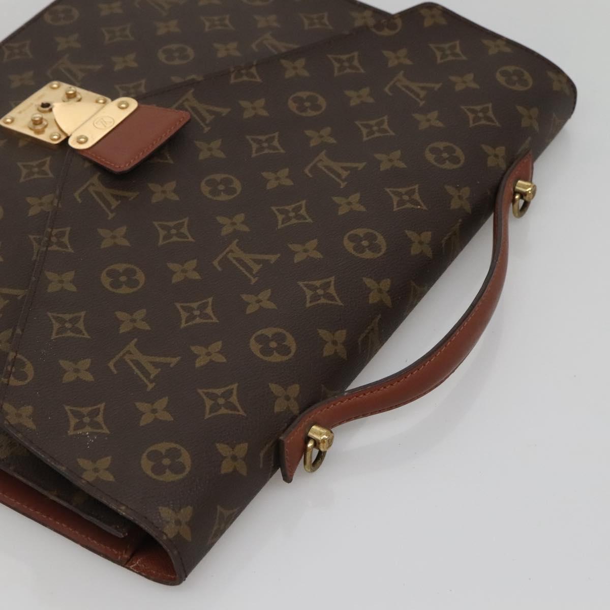LOUIS VUITTON Monogram Porte Documents Bandouliere Bag M53338 Auth ep7806