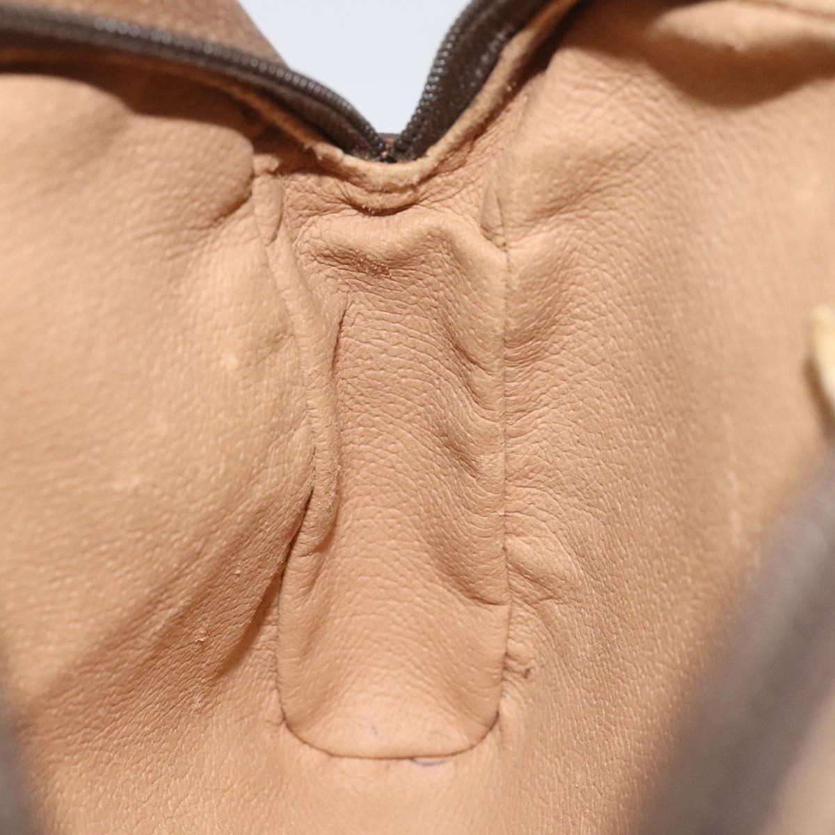 GUCCI GG Supreme Web Sherry Line Shoulder Bag PVC Beige 116 02 089 Auth ep7820