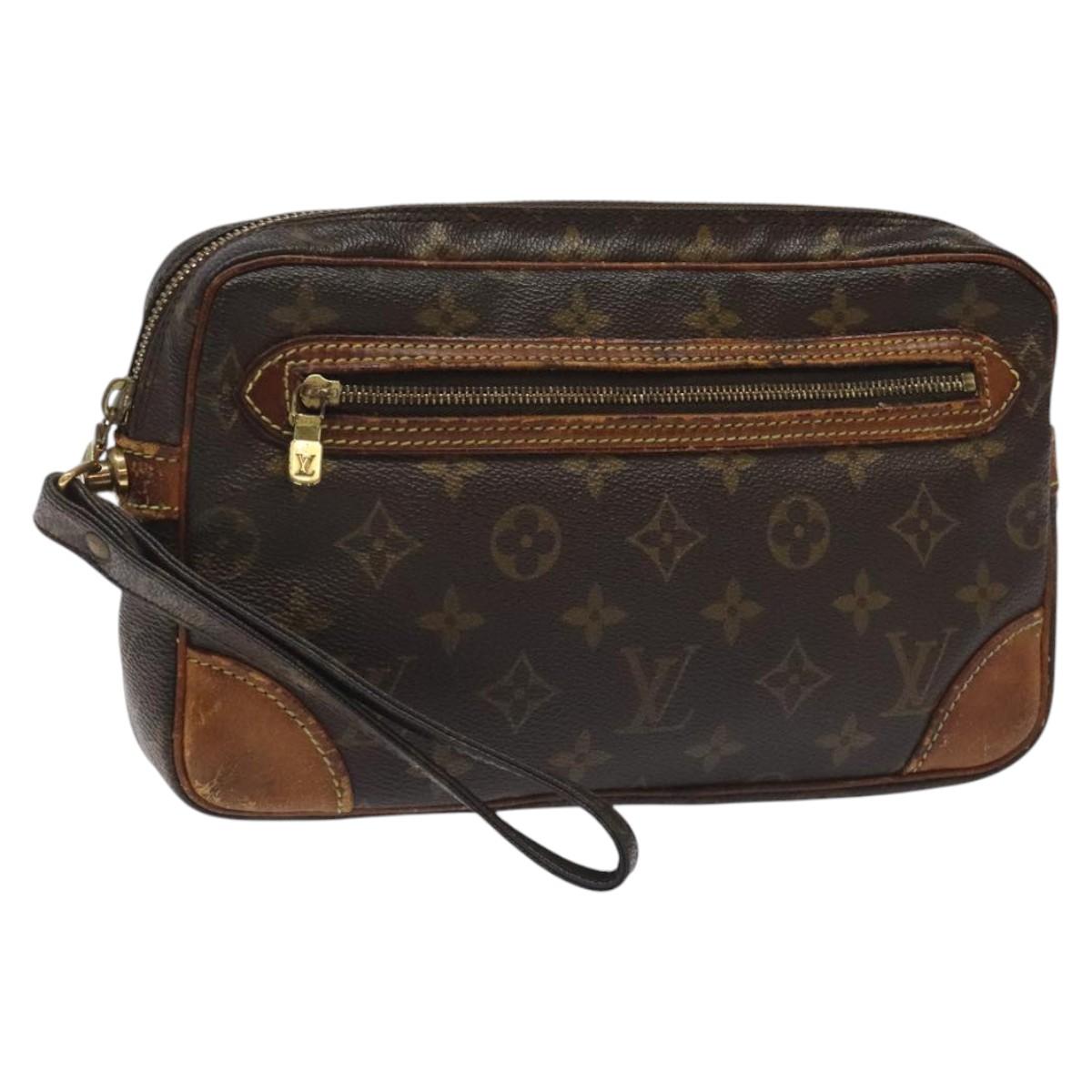 LOUIS VUITTON Monogram Marly Dragonne GM Clutch Bag M51825 LV Auth ep7830