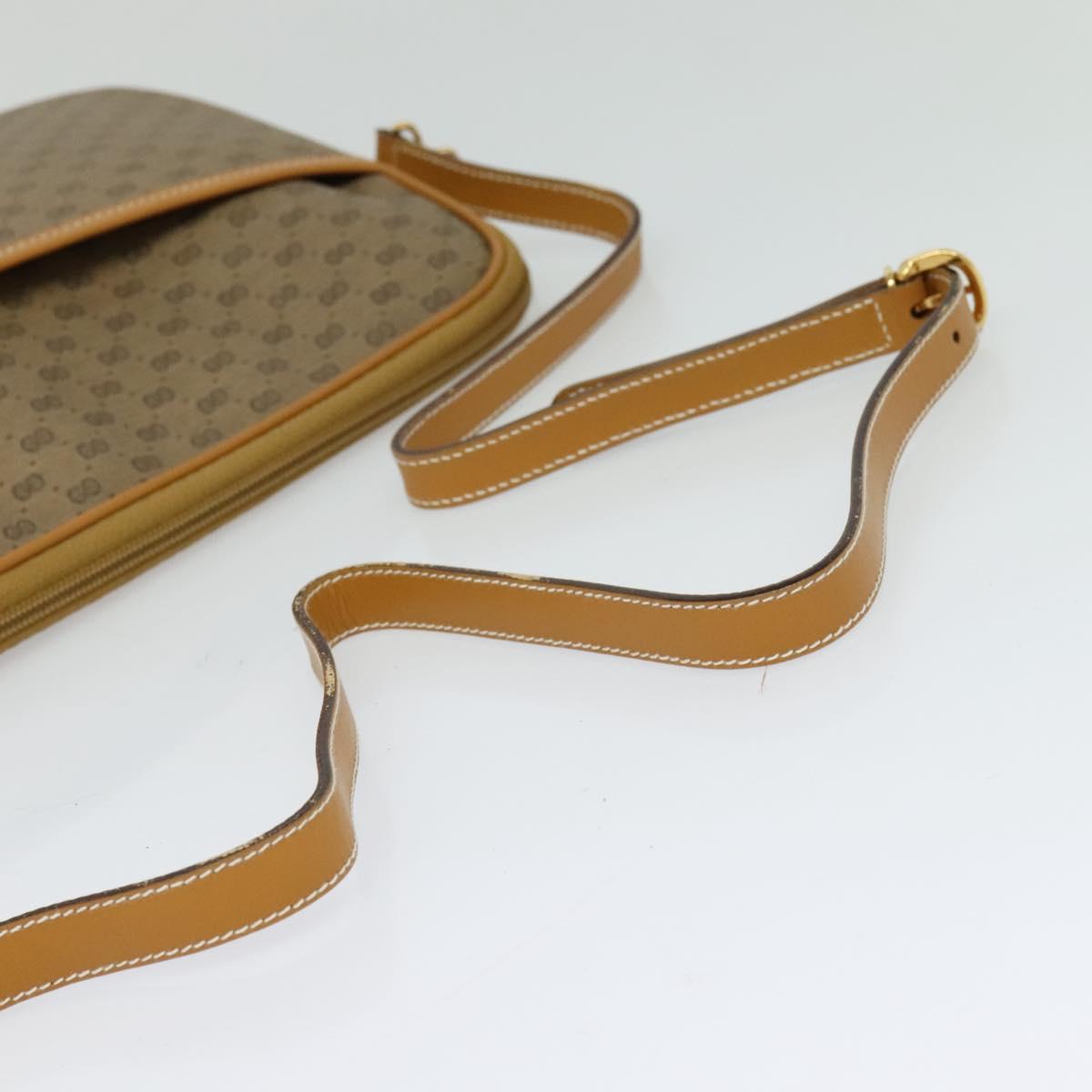GUCCI Micro GG Supreme Shoulder Bag PVC Beige Gold 004 89 0262 Auth ep7836