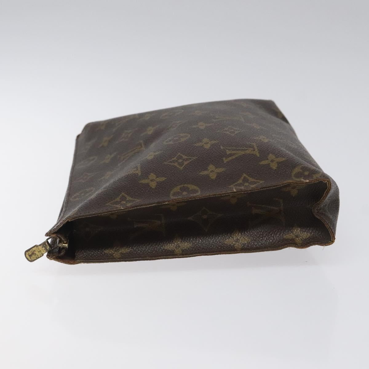 LOUIS VUITTON Monogram Poche Toilette 26 Pouch M47542 LV Auth ep7875