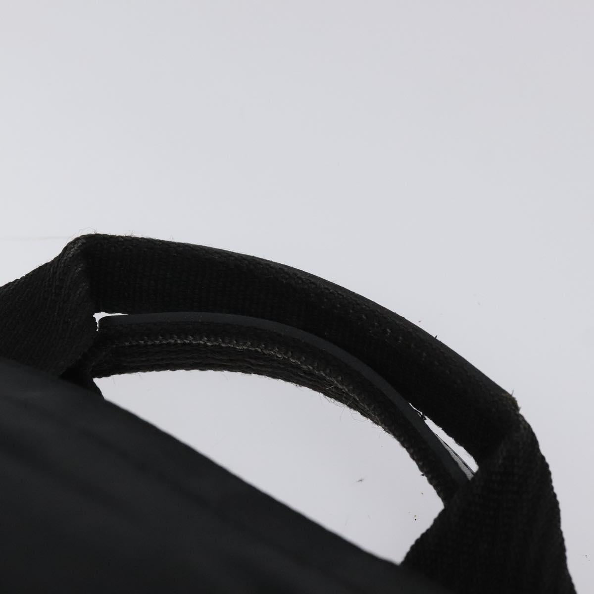 Burberrys Blue Label Hand Bag Nylon Black Auth ep7884