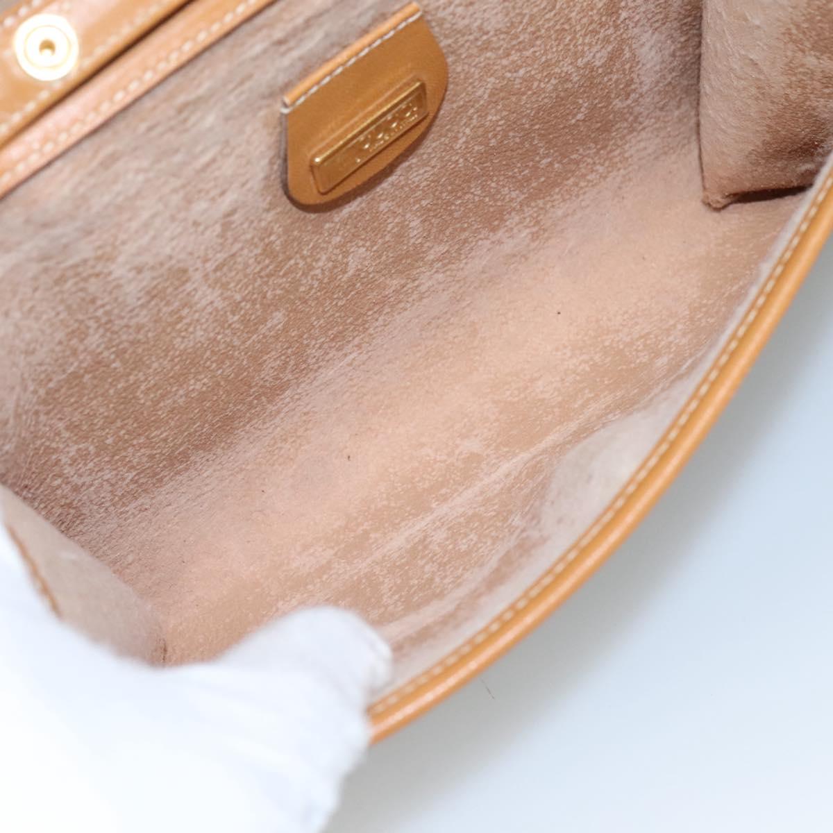 GUCCI Micro GG Supreme Shoulder Bag PVC Beige Gold 004 89 1041 Auth ep7893