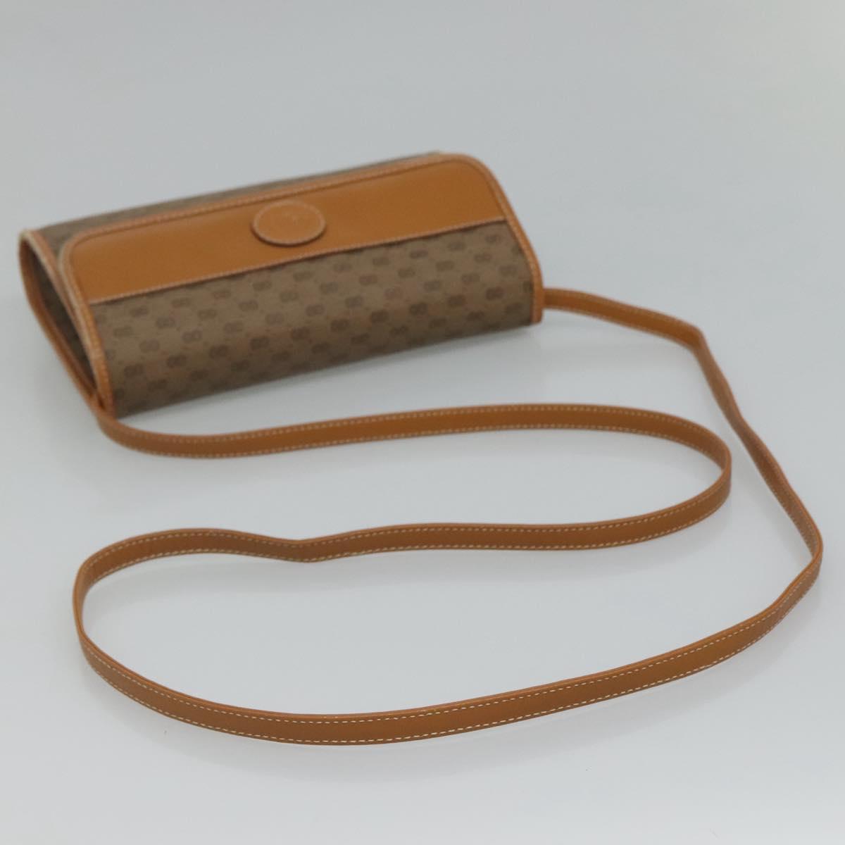 GUCCI Micro GG Supreme Shoulder Bag PVC Beige Gold 004 89 1041 Auth ep7893