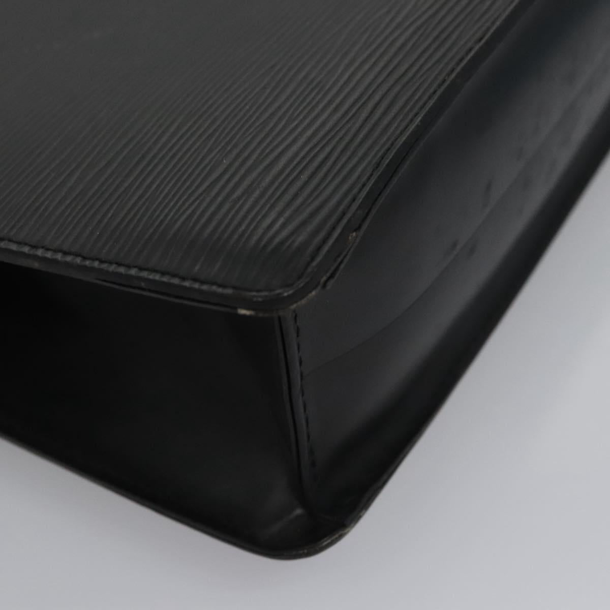 LOUIS VUITTON Epi Monceau 28 Hand Bag Black M52122 LV Auth ep7922