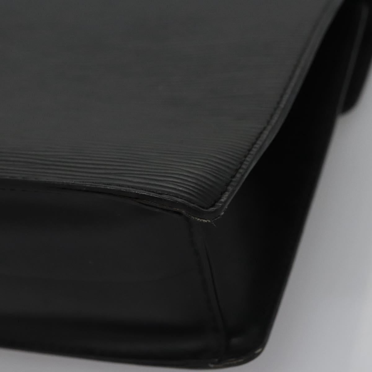 LOUIS VUITTON Epi Monceau 28 Hand Bag Black M52122 LV Auth ep7922