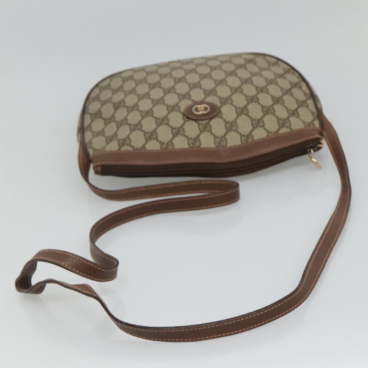 GUCCI GG Supreme Shoulder Bag PVC Beige Gold 007 39 6018 4023 Auth ep7961