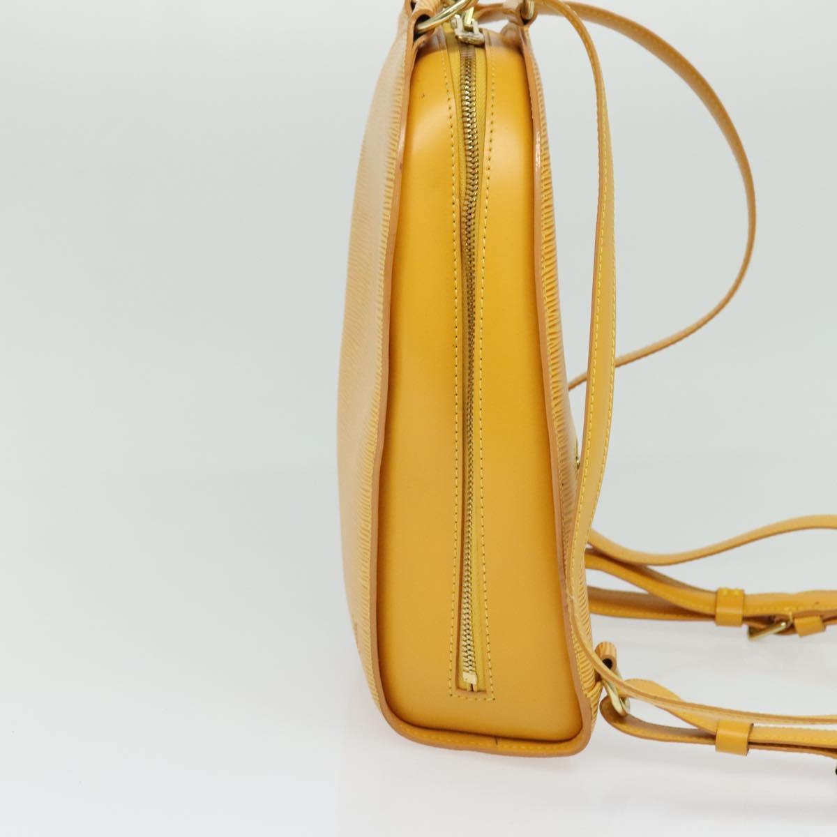 LOUIS VUITTON Epi Mabillon Backpack Yellow M52239 LV Auth ep7969