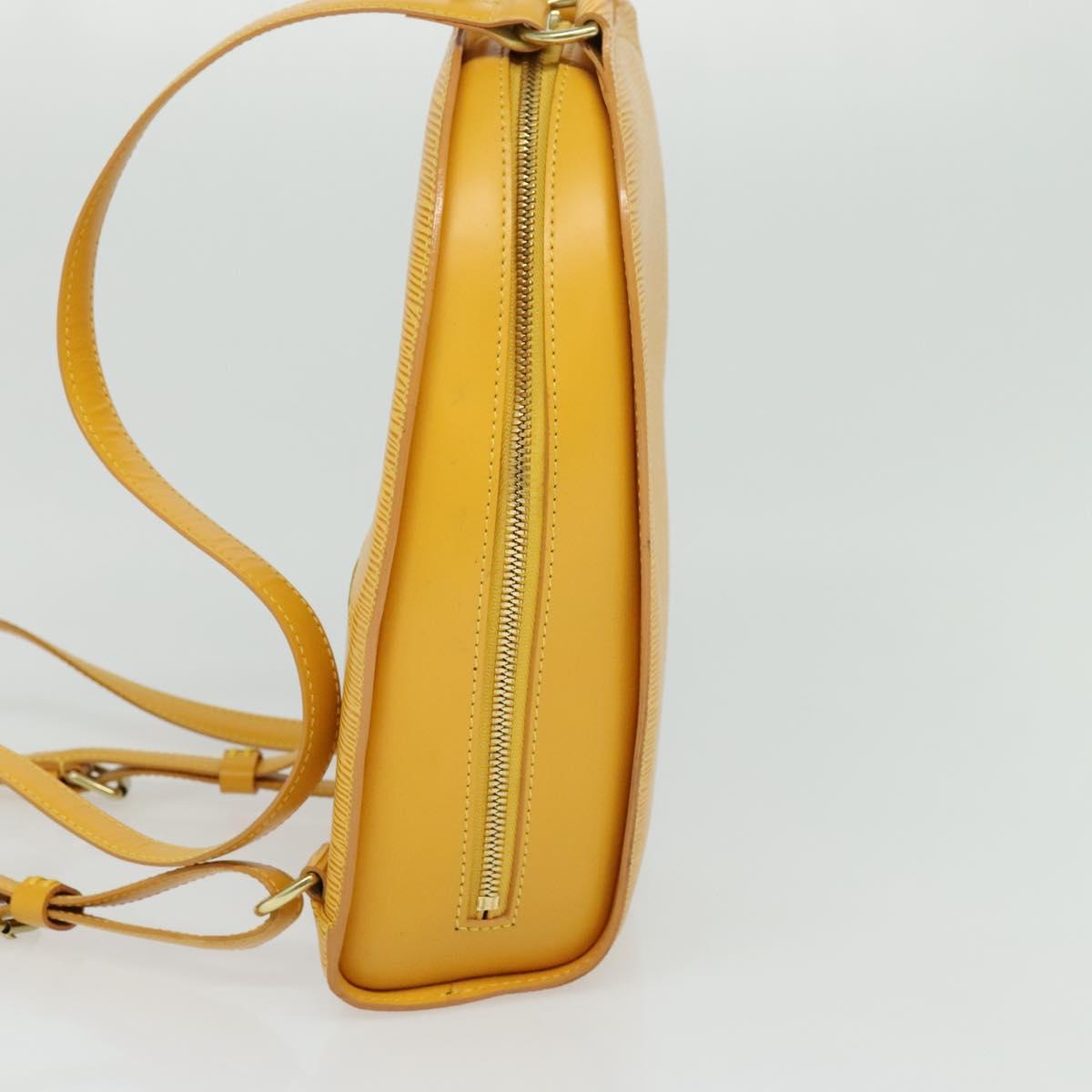 LOUIS VUITTON Epi Mabillon Backpack Yellow M52239 LV Auth ep7969