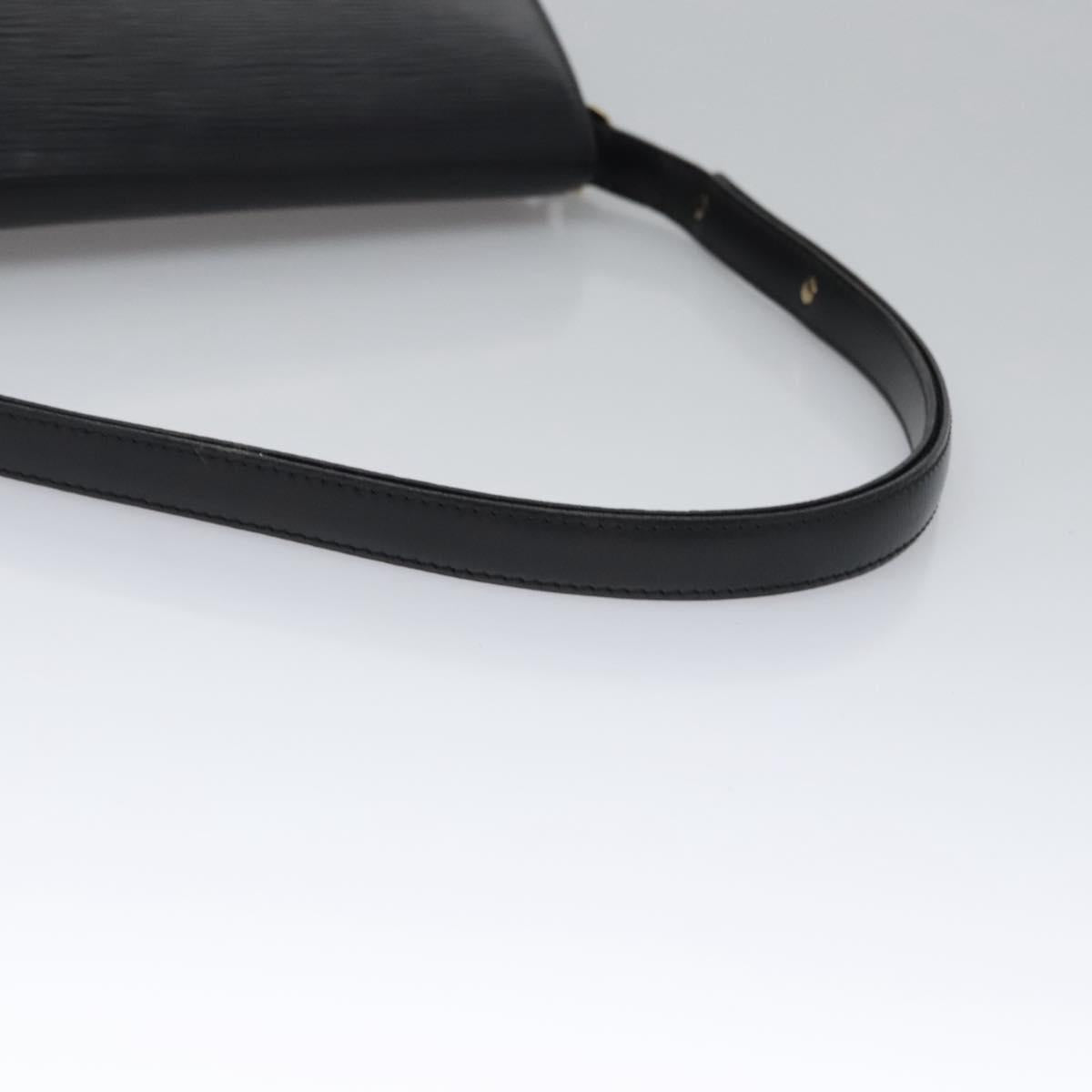 LOUIS VUITTON Epi Bicolor Free Run Shoulder Bag Black Blue M52415 LV Auth ep7970