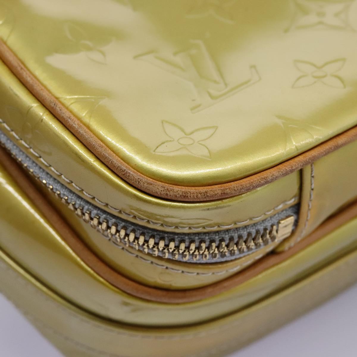 LOUIS VUITTON Monogram Vernis Wooster Shoulder Bag Gris M91036 LV Auth ep7979