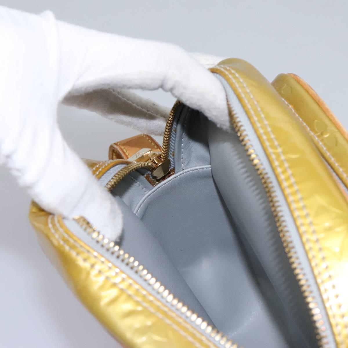 LOUIS VUITTON Monogram Vernis Wooster Shoulder Bag Gris M91036 LV Auth ep7979