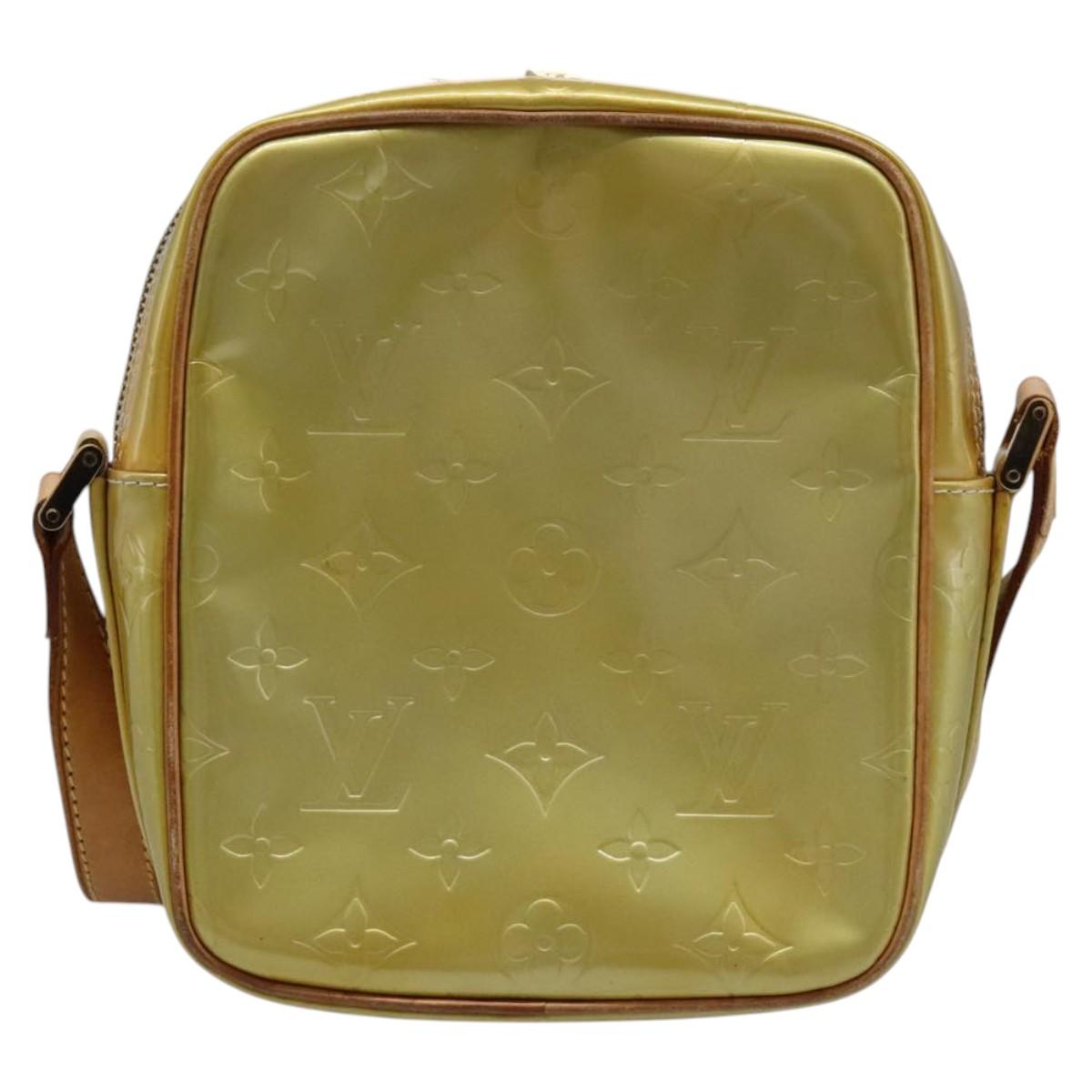 LOUIS VUITTON Monogram Vernis Wooster Shoulder Bag Gris M91036 LV Auth ep7979