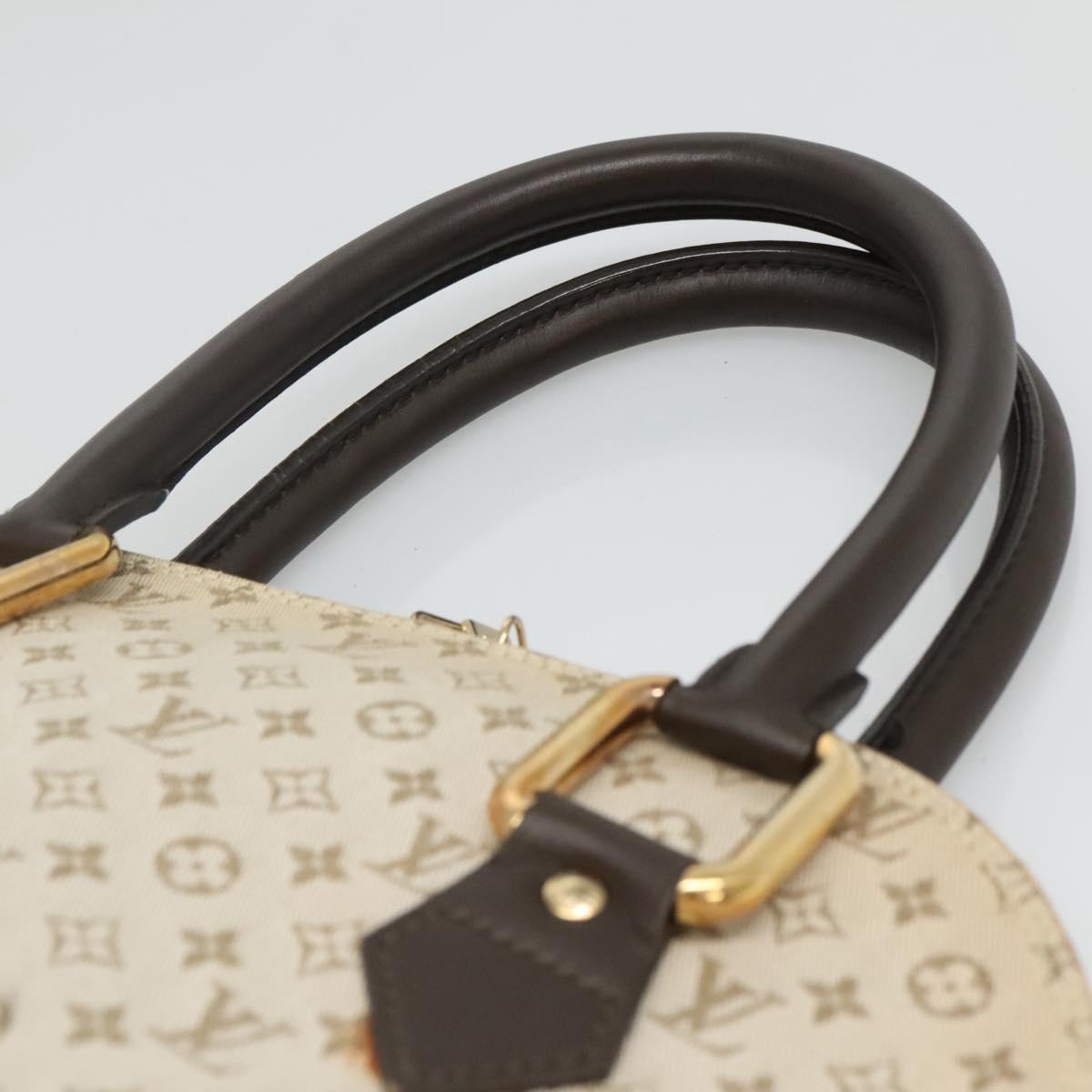 LOUIS VUITTON Monogram Mini Alma Haut Hand Bag Khaki M92203 LV Auth ep8029