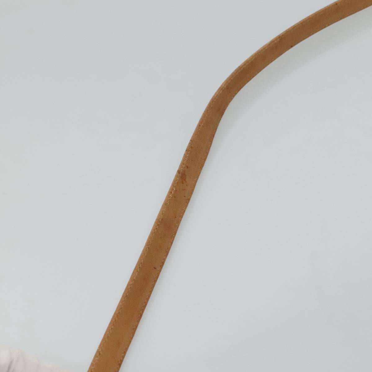 GUCCI Micro GG Canvas Shoulder Bag Brown Gold Auth ep8043