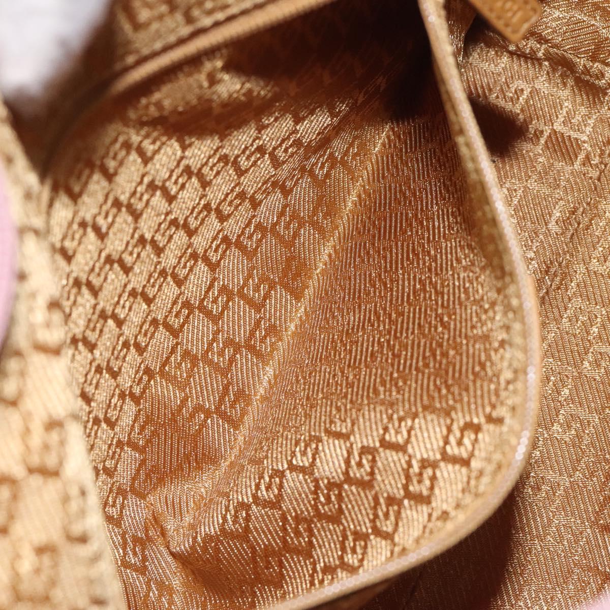 GUCCI Hand Bag Suede Pink 001 3386 1705 Auth ep8062
