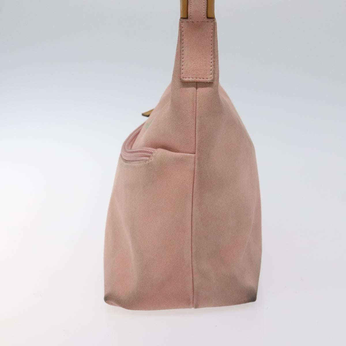 GUCCI Hand Bag Suede Pink 001 3386 1705 Auth ep8062