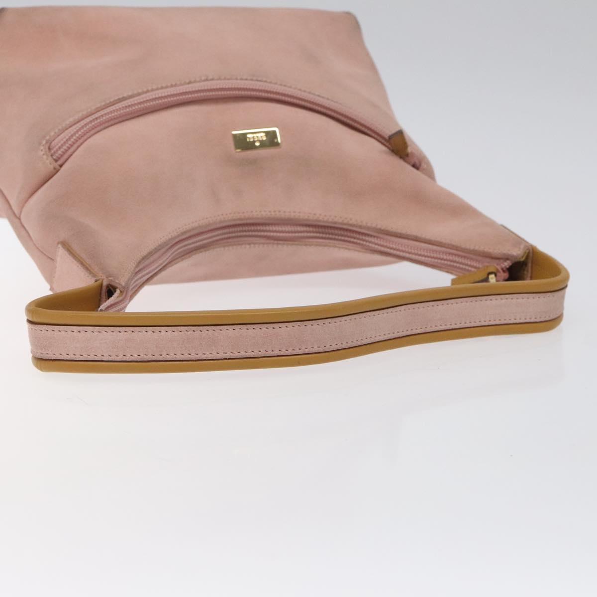 GUCCI Hand Bag Suede Pink 001 3386 1705 Auth ep8062