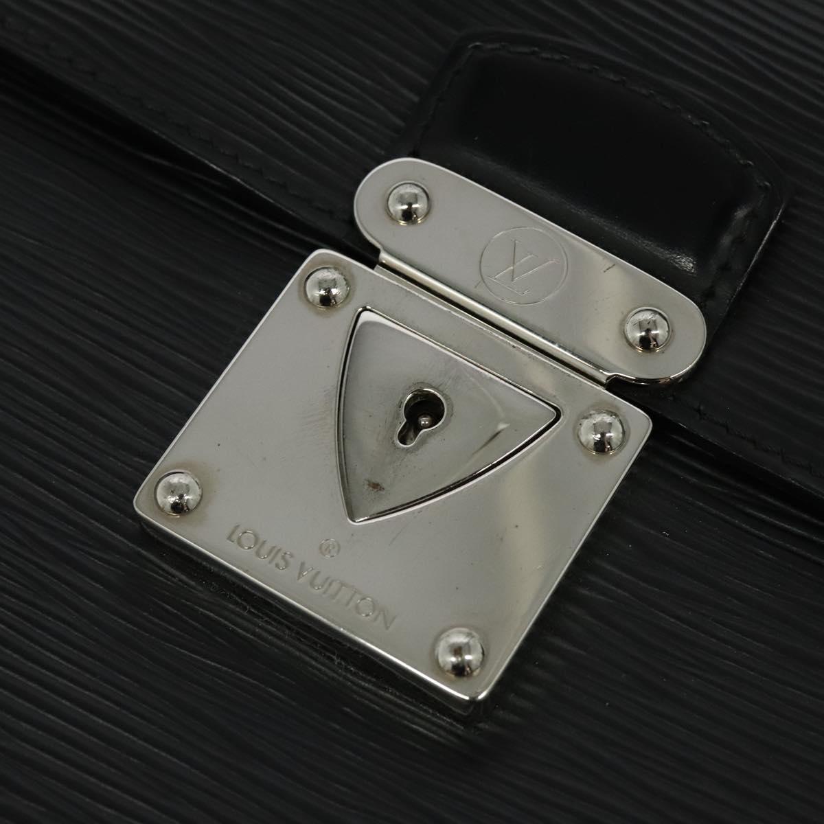 LOUIS VUITTON Epi Robusto 1 Business Bag Black M54532 LV Auth ep8066