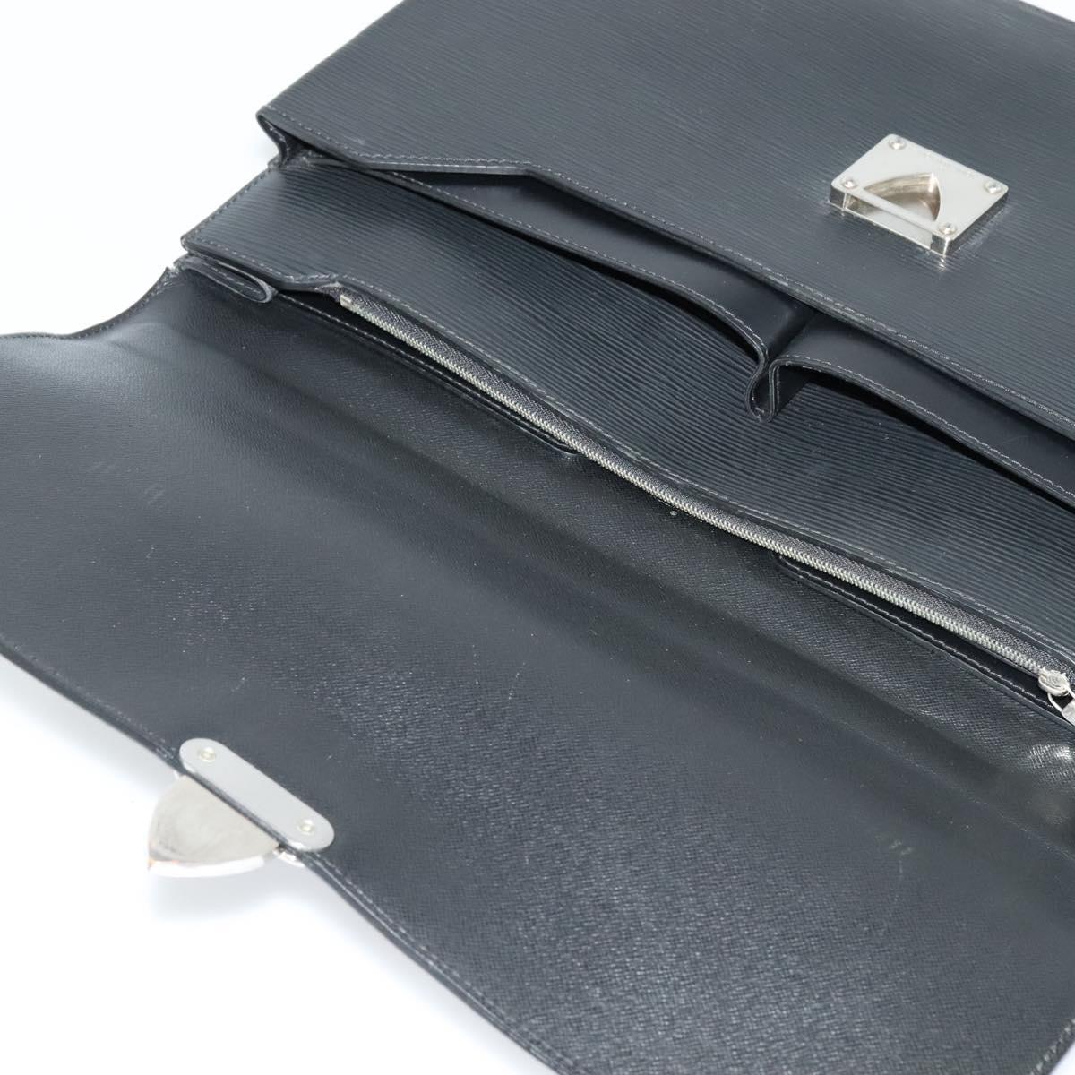 LOUIS VUITTON Epi Robusto 1 Business Bag Black M54532 LV Auth ep8066