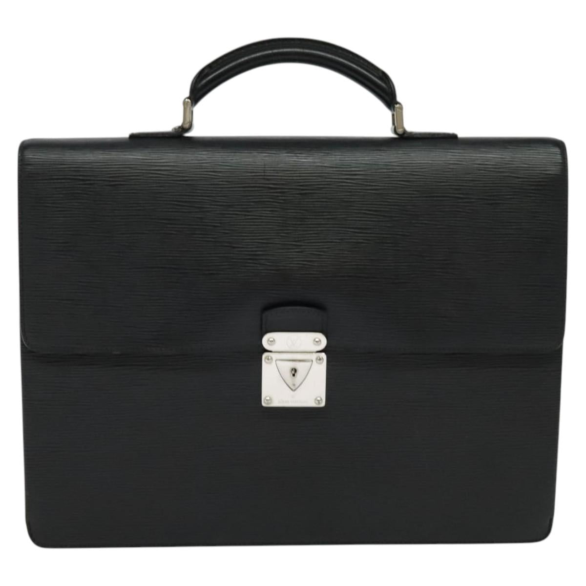 LOUIS VUITTON Epi Robusto 1 Business Bag Black M54532 LV Auth ep8066