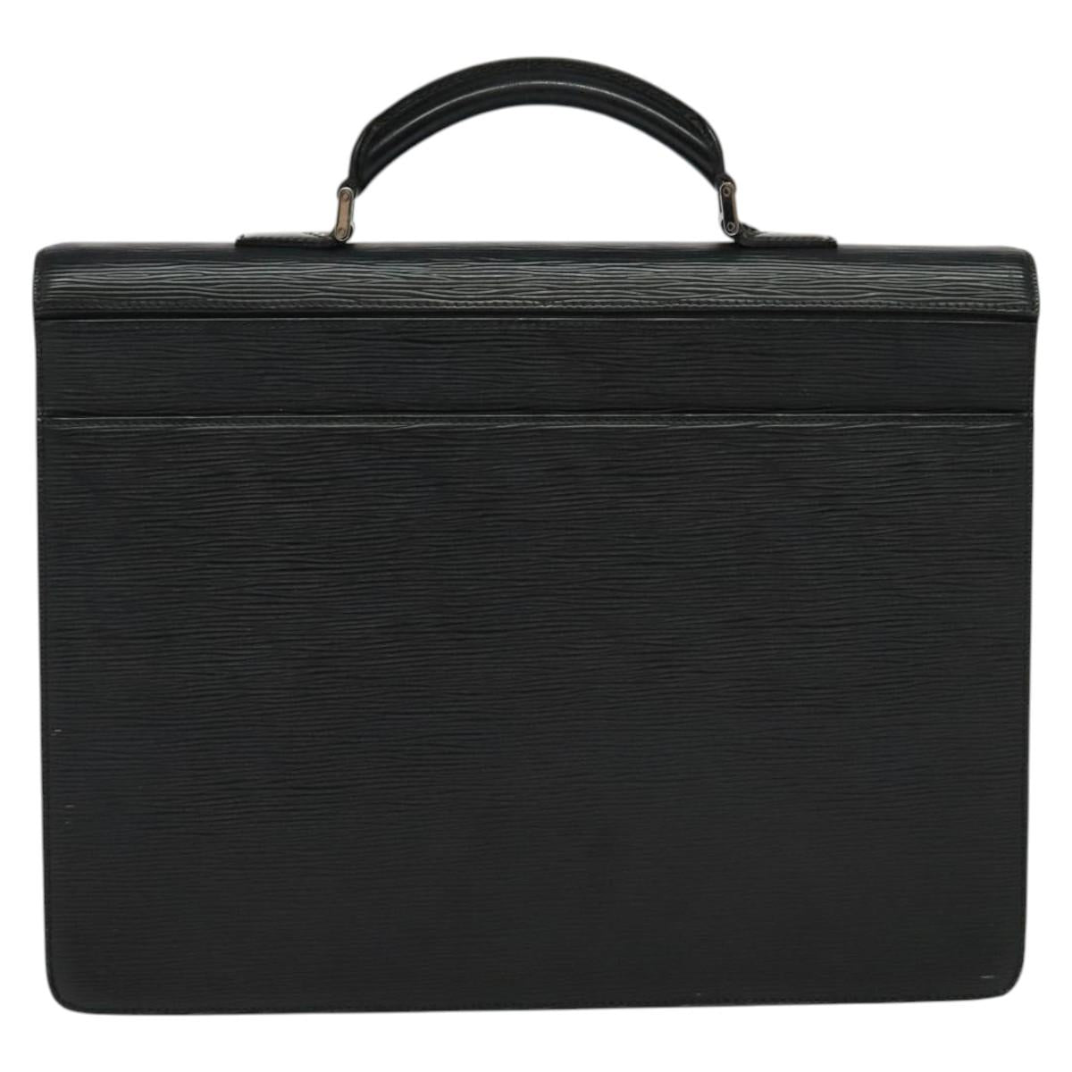 LOUIS VUITTON Epi Robusto 1 Business Bag Black M54532 LV Auth ep8066